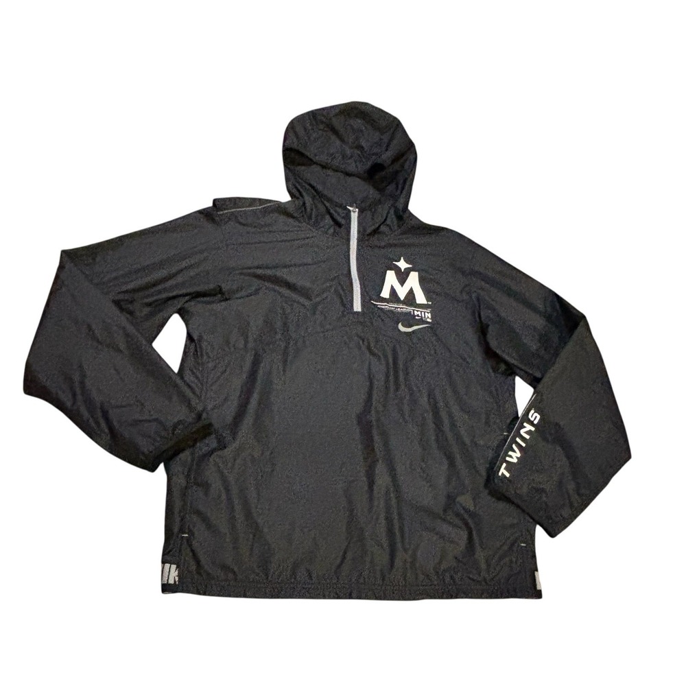 Nike Storm Fit Jacket Minnesota Twins Black Mens Small MLB‎ Outdoor Casual